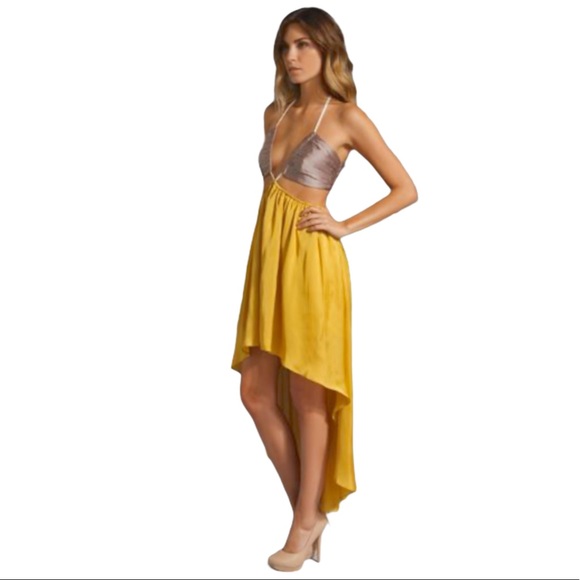 Finders Keepers Dresses & Skirts - ✨HP✨ Finders Keepers Shining Star Gold Maxi Dress